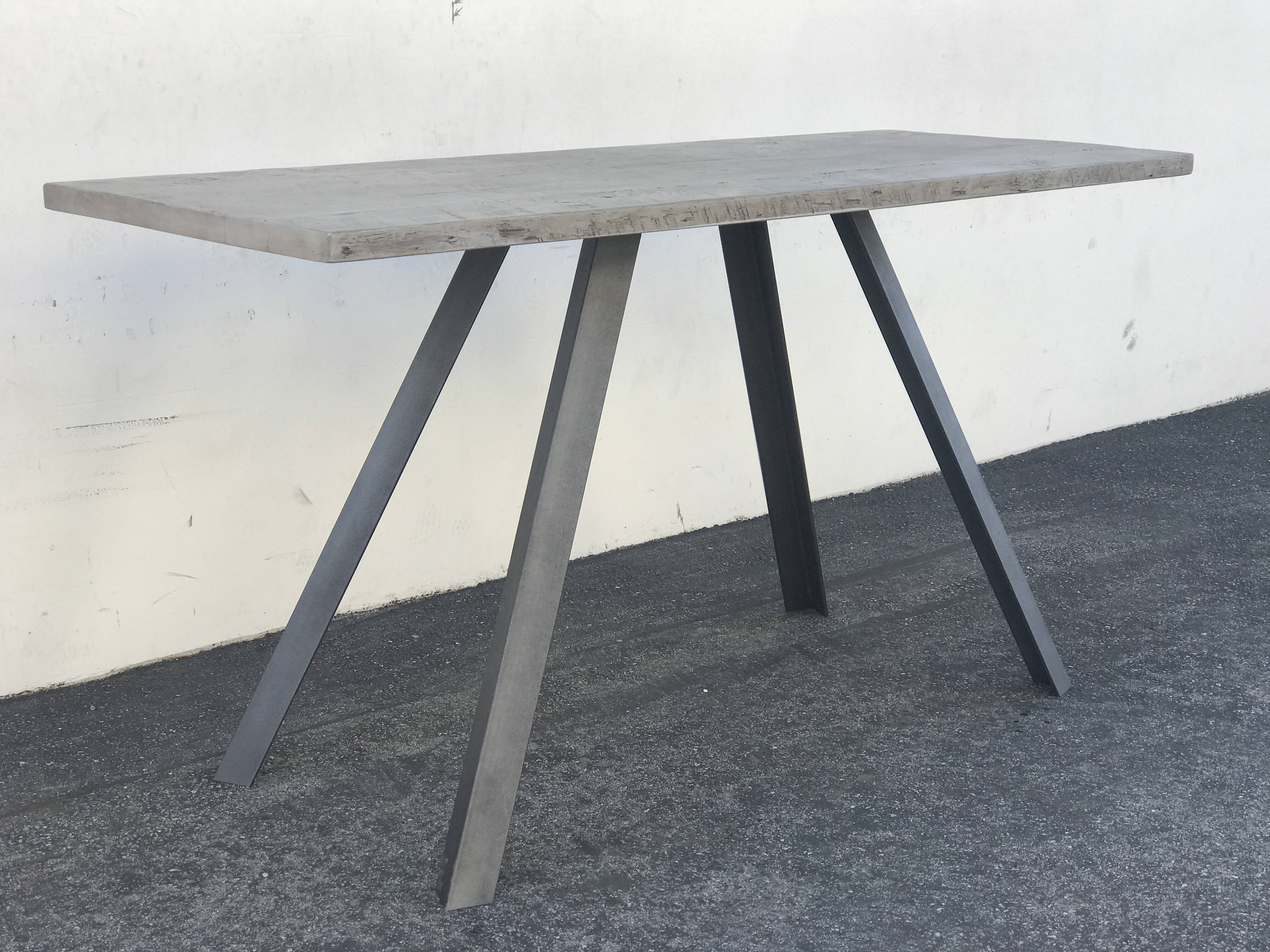 Image showcasing Reclaimed Wood Bar Table - Etsy