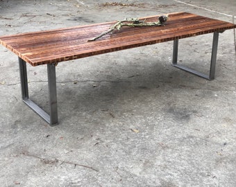 Reclaimed Rough Cut Douglas Fir Dining Table