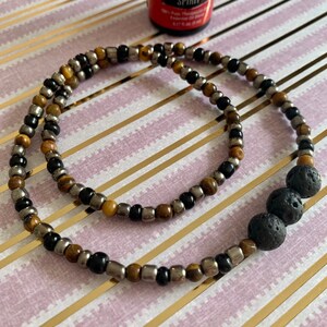 Bracciale 2-in-1 Layer / Wrap Beaded - Bracciale diffusore di olio essenziale per aromaterapia - Regalo personalizzato