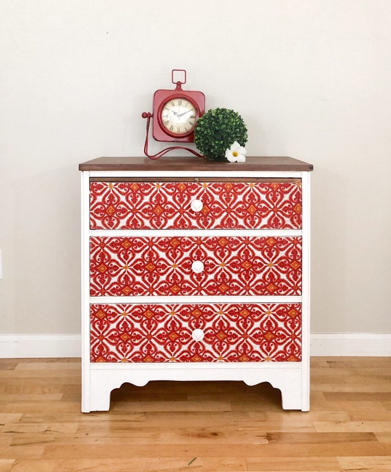 Bachelors Chest Nightstand Side Table Entry Table Writing Etsy