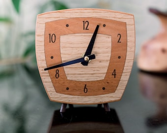 Mid Century Kitchen Clock by Blackwell Woodworks, Retro Style Clock