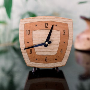 Mid Century Kitchen Clock by Blackwell Woodworks, Retro Style Clock