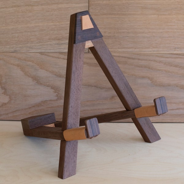 Electric Guitar Stand made with Walnut Wood, Modern Furniture Design