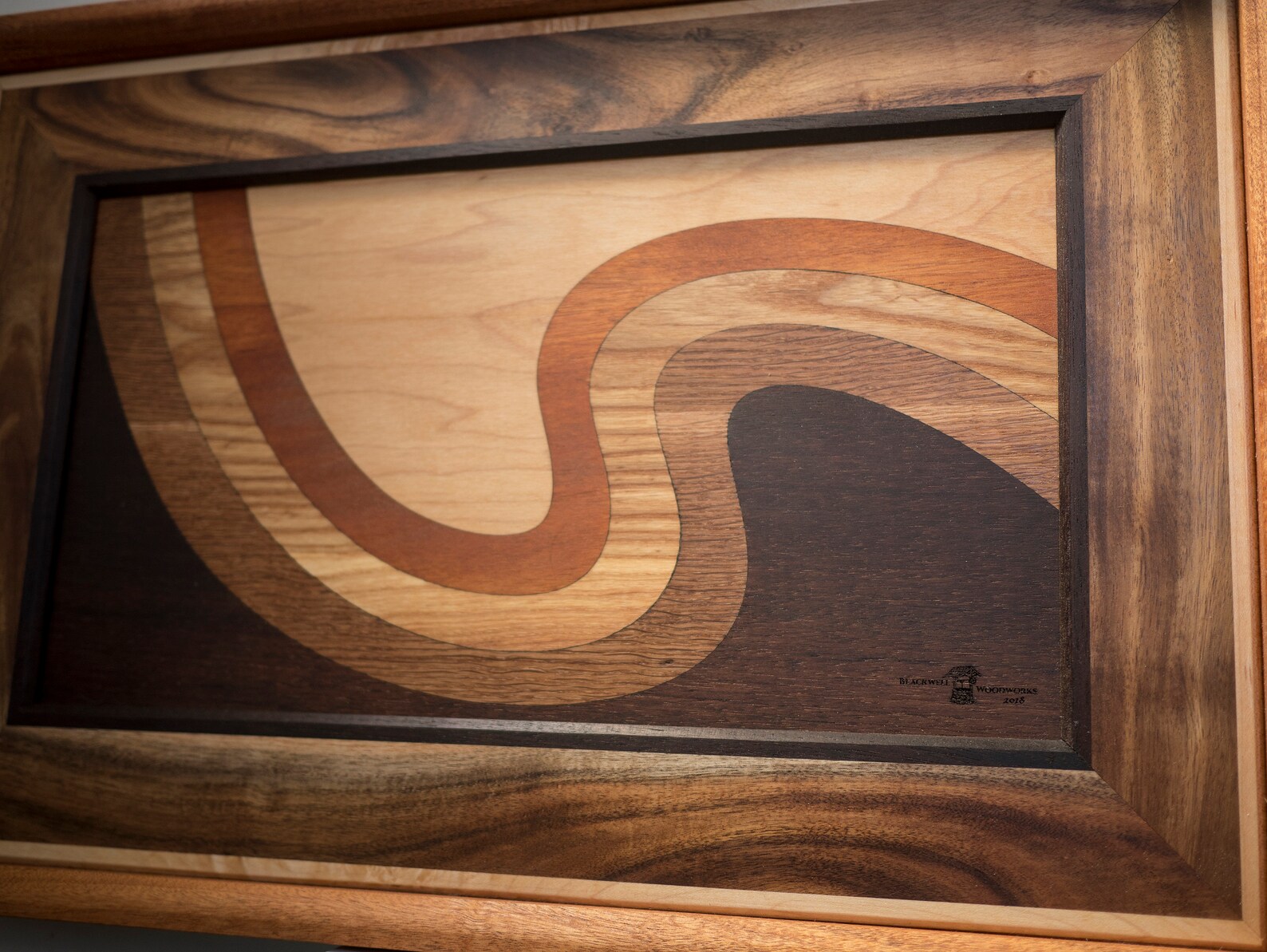 Modern Art Reclaimed Wood Wall Art Including Frame Etsy