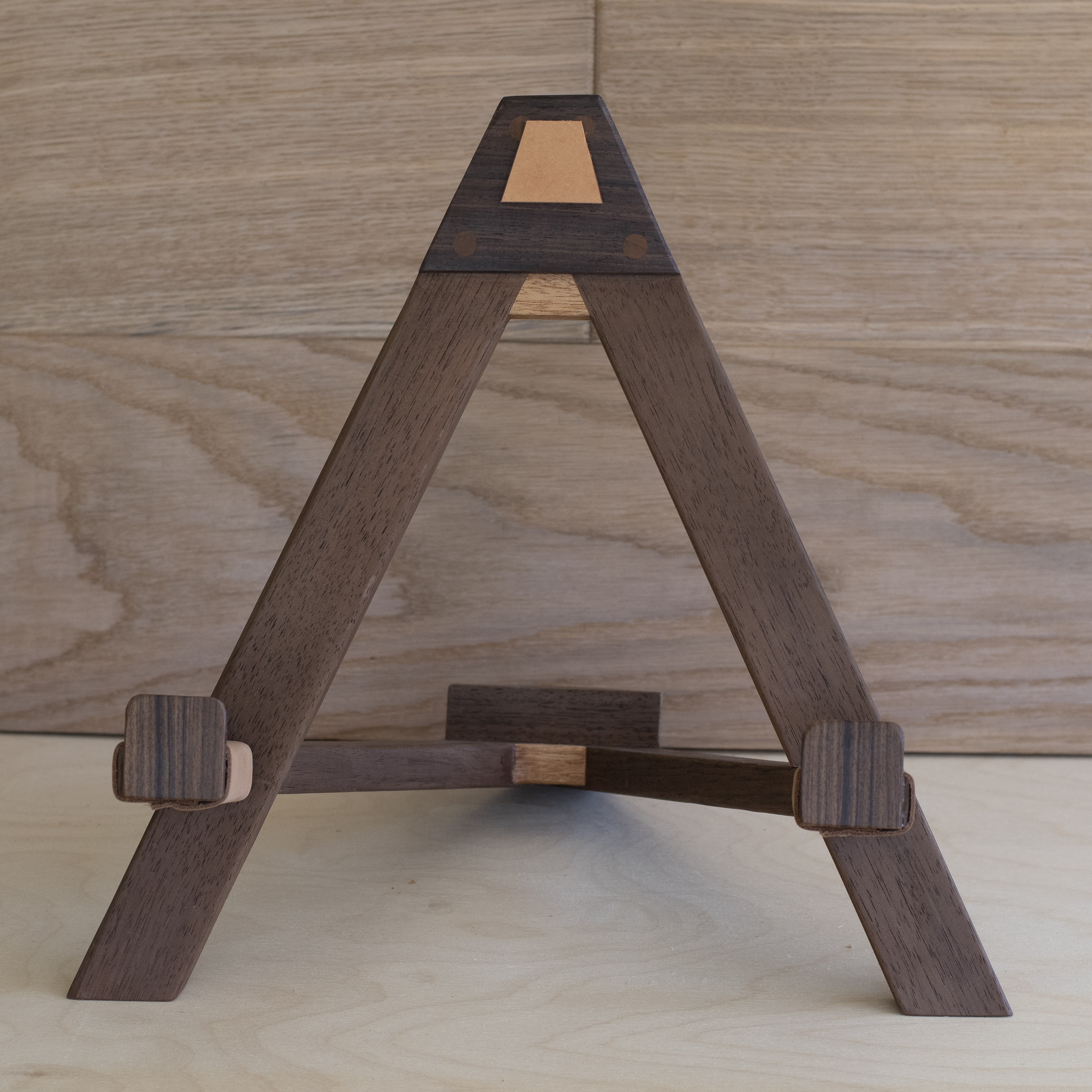 Electric Guitar Stand made with Walnut Wood, Modern Furniture Design