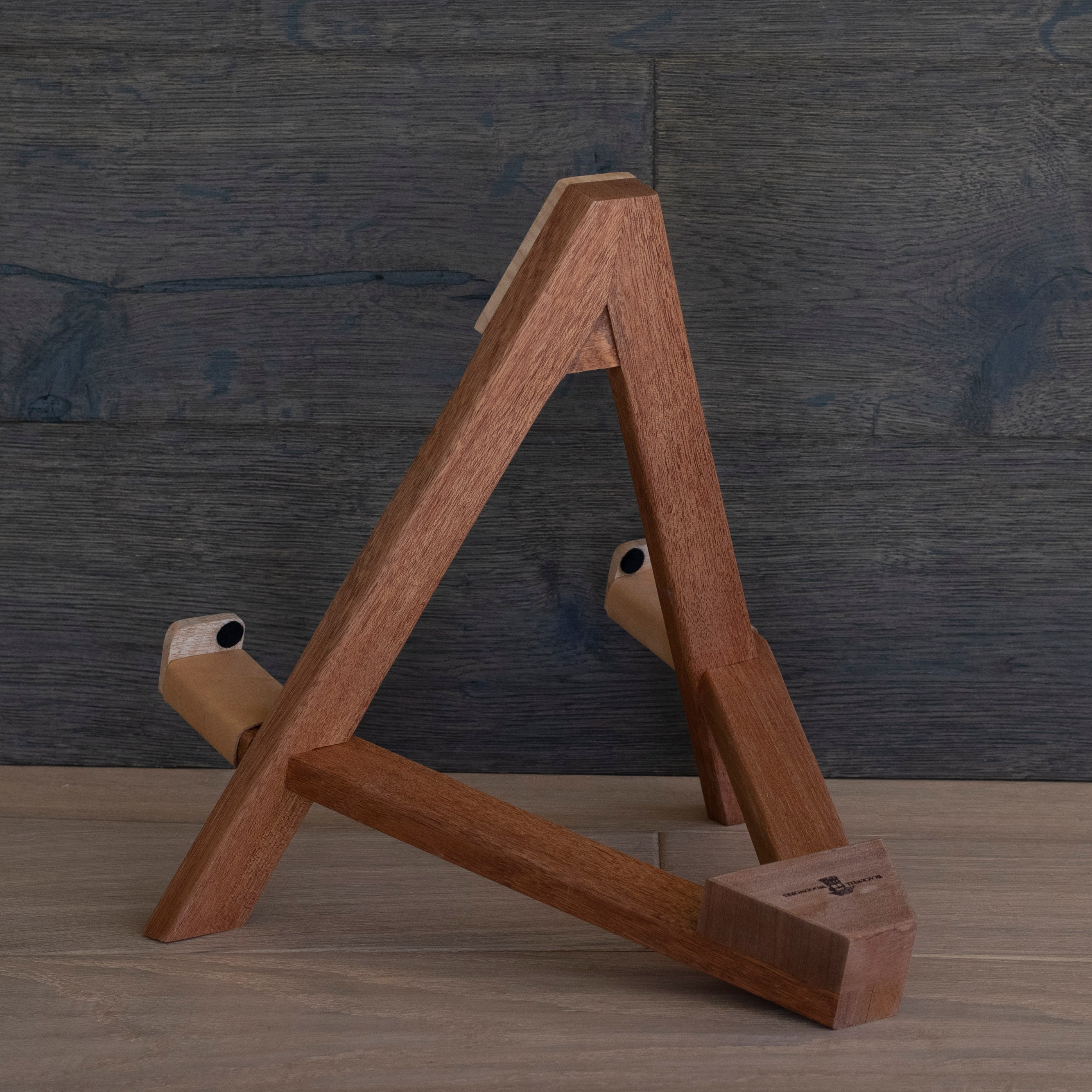 Electric Guitar Stand Mahogany by Blackwell Woodworks, Boutique Guitar