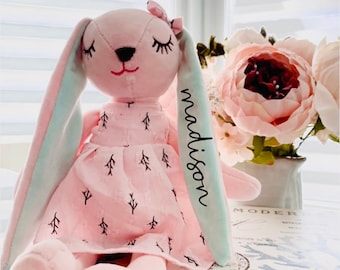 Easter Basket Bunny: Baby Girl Easter Gift, Nursery Decor