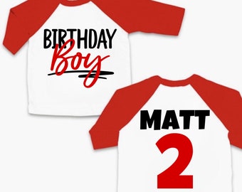 Birthday Boy Shirt | Boy's Birthday Shirt | ANY AGE Birthday Shirt | 2nd Birthday Shirt | Cool Birthday Shirt | Birthday Boy Shirt