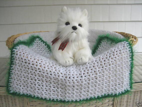 Cat Bed Free Knitting Patterns For Dog Blankets Fancy Dog White