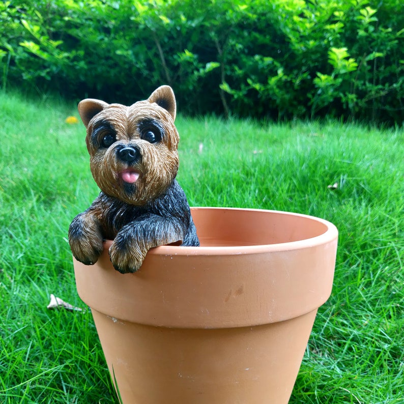 Polyresin Cute Animal Pot Hangers Home & Garden Planter Etsy