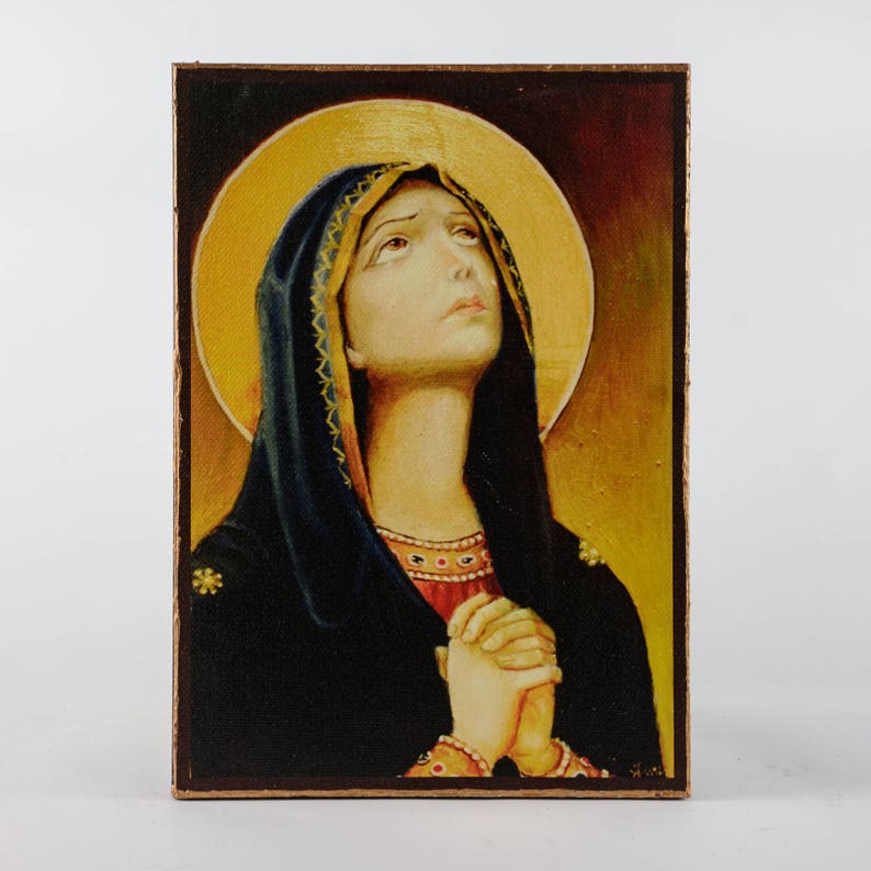 Christian Icon of Saint Maria Virgin Mary catholic icons image 0