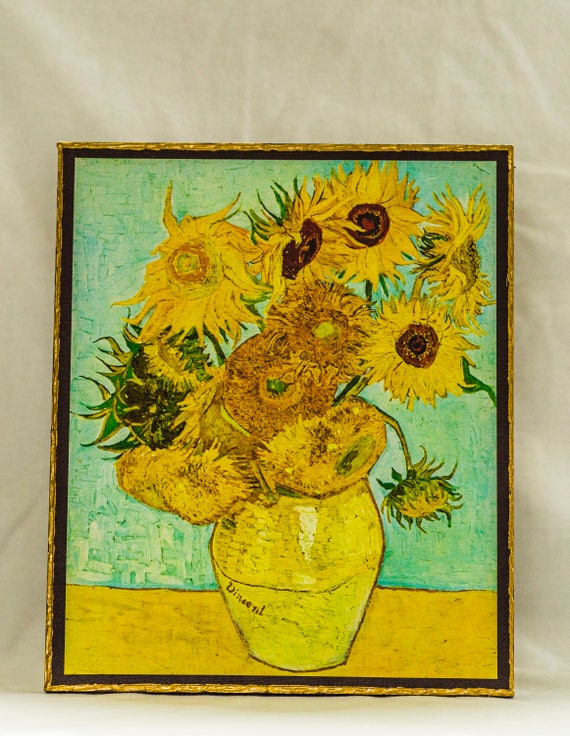 Vase With Twelve Sunflowers Painting By Vincent Van Gogh Etsy