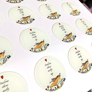 Ukrainian 16 Stickers &quot;Love my language&quot; 1 1//2&quot;. 2022. &quot;Люблю свою мову&quot;. 16 наліпок 38мм, випуклі, глянцеві. 2022 р. Нові.
