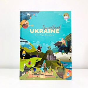 Livre en ukrainien « Travelbook. Ukraine ». Langue anglaise. « Carnet de voyage. Ukraine ». . араненко, . рова, . оробйова, Pays-Bas. Merci. 68ст. 2019р.