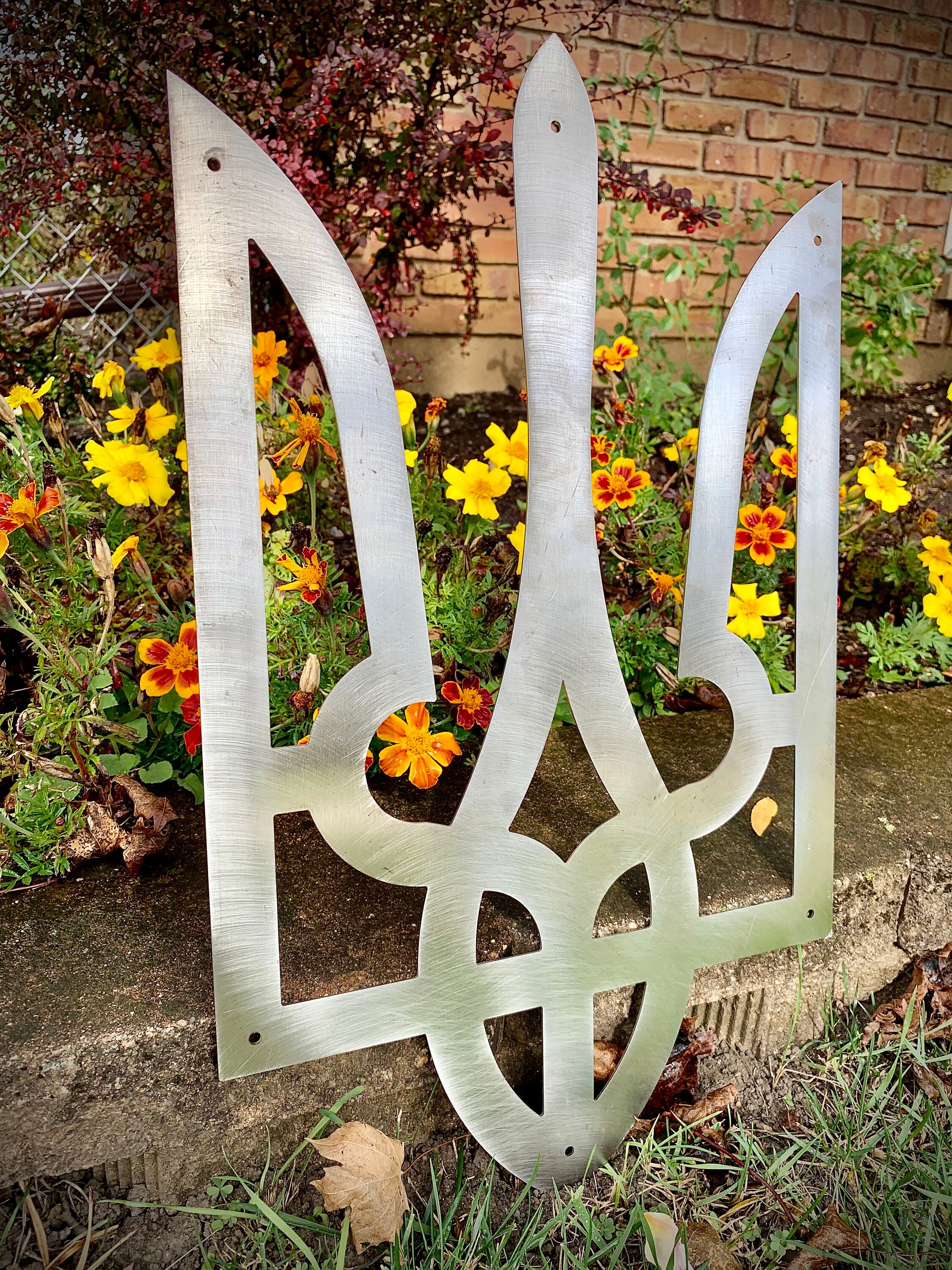 Ukrainian Big Tryzub. ukrainian Symbol. Stainless - Etsy