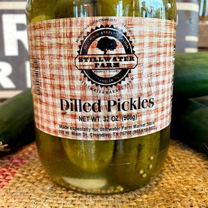 Dilled Pickles - 32oz Jar