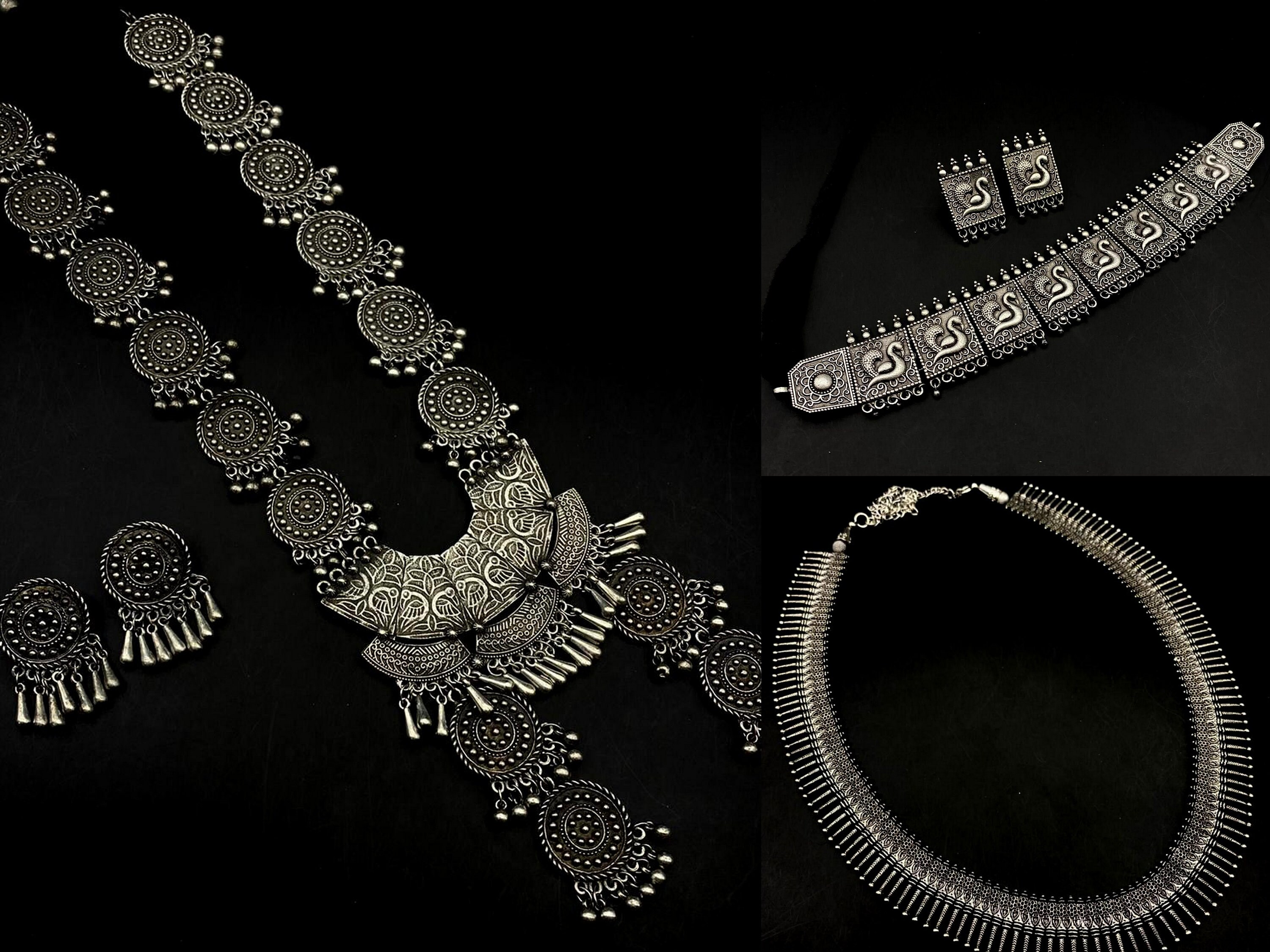 German Silver Designer Long Haaram 