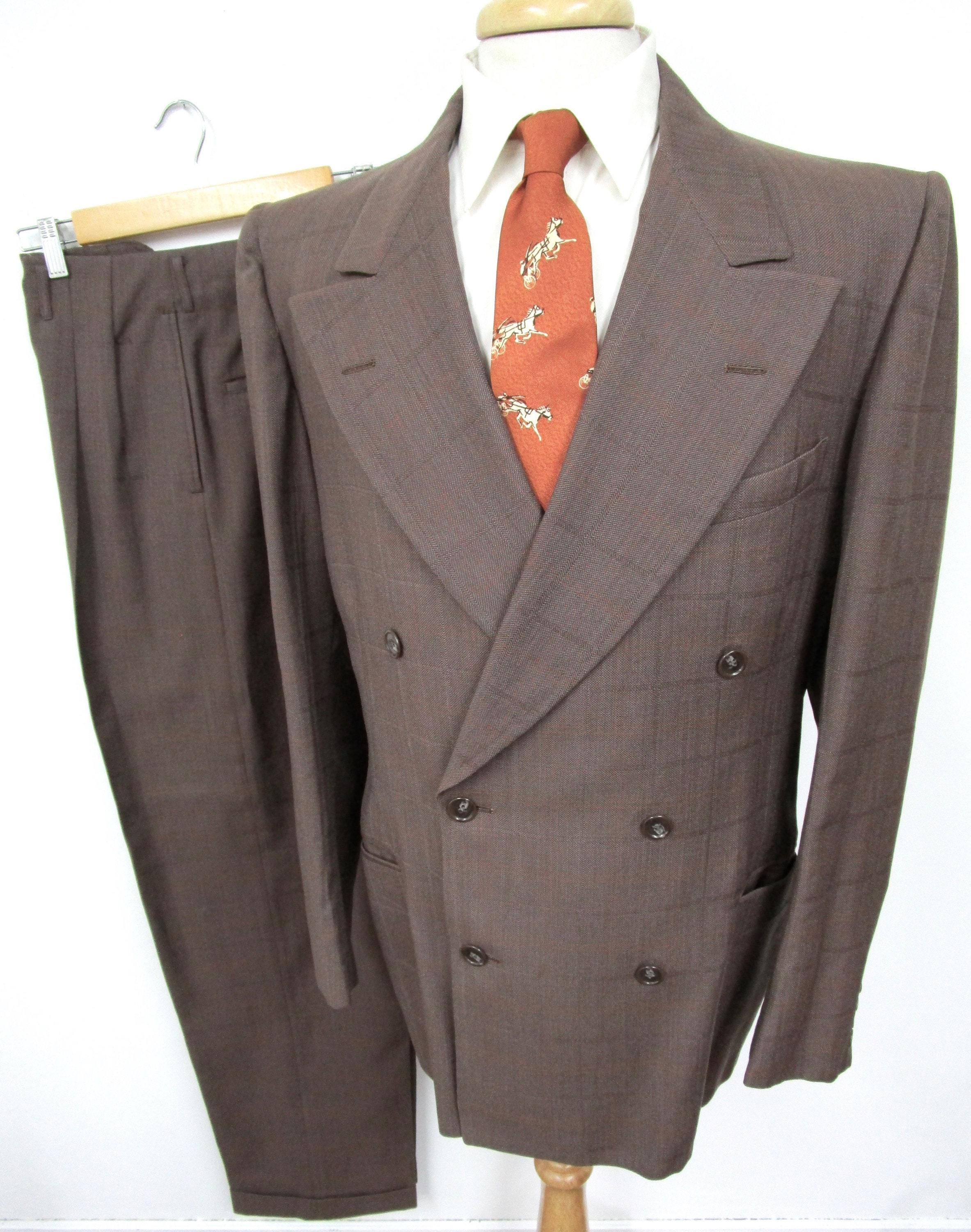 1940s double breasted suit