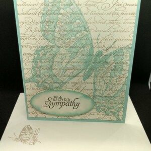 Carte de sympathie machaon