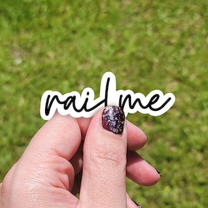 minimalist NSFW Sticker for Adults, Rail Me Dom Sub Gift