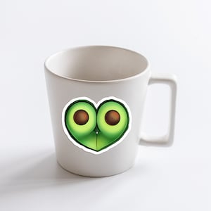 Sexy Nude Booty Avocado Stickers, Funny Bumper Sticker - Etsy