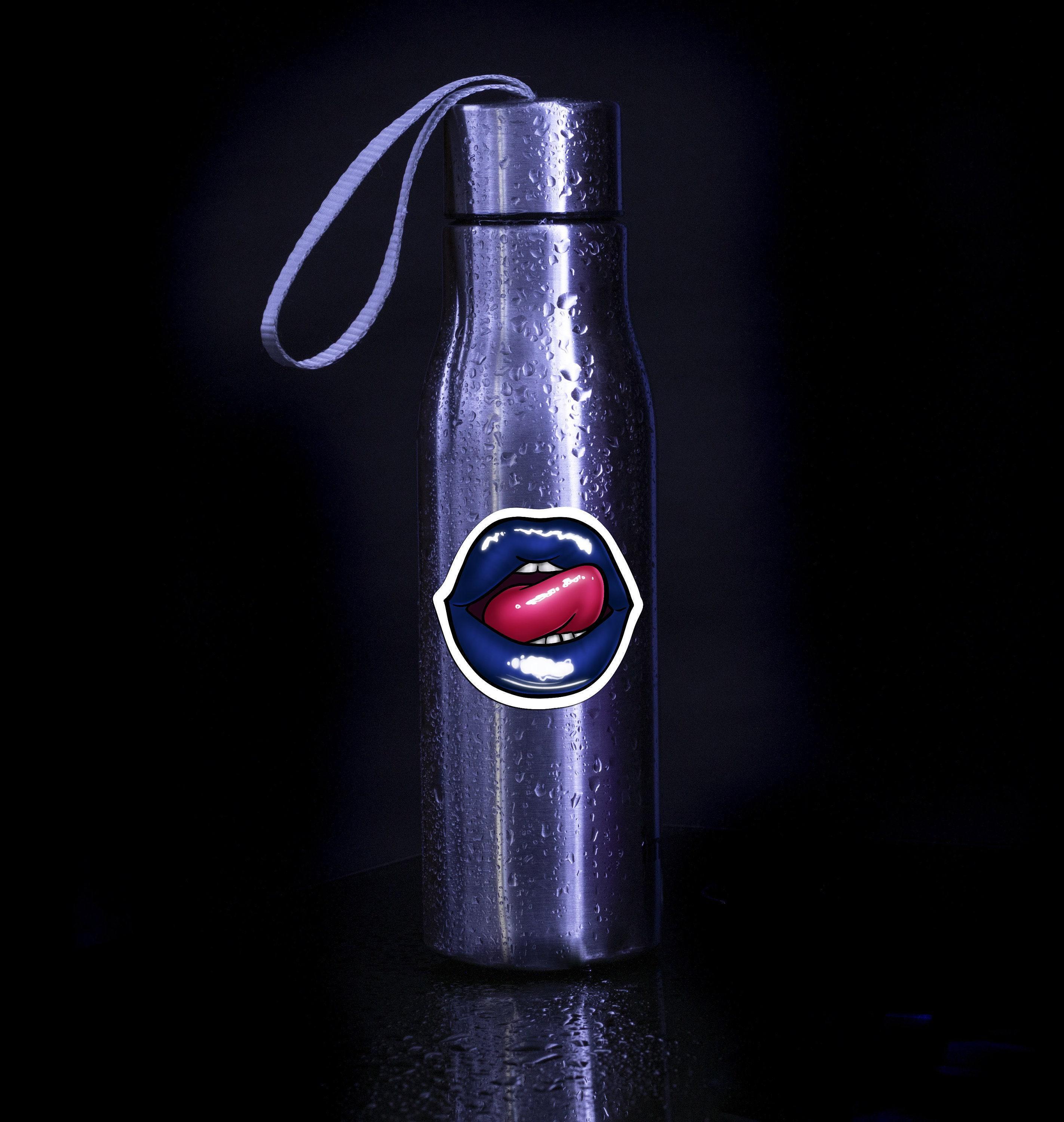 Sexy Lips Sticker, Pop Art Licking Decal for Computer, Laptop, Planner ...