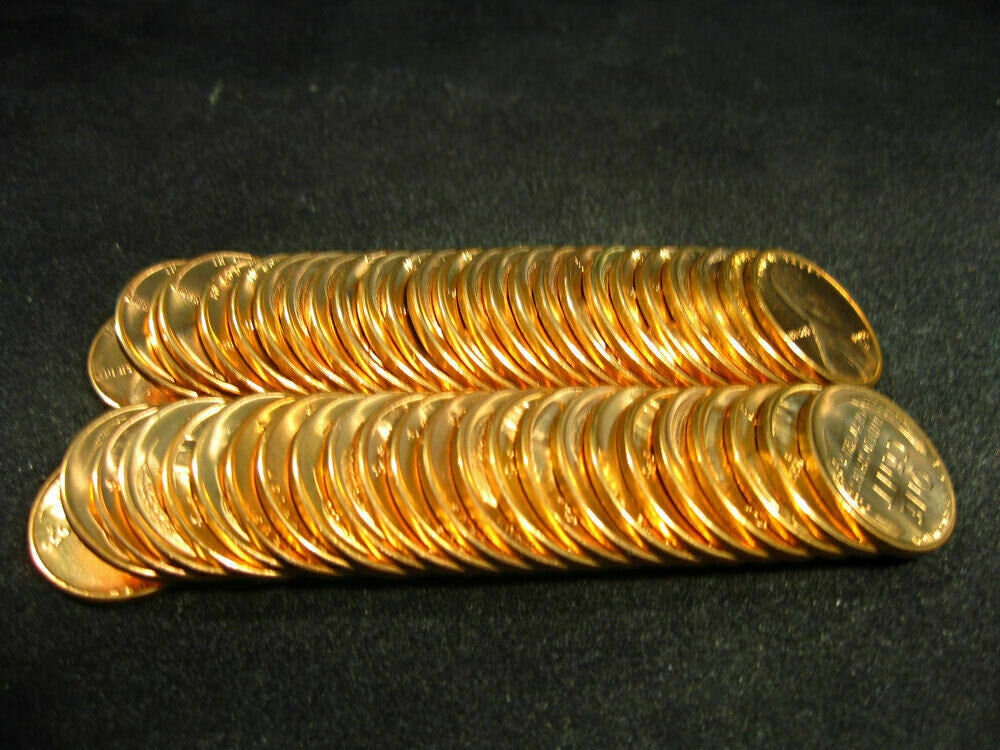 Full Uncirculated Roll Old Bank Rolls Bu WHEAT CENT PENNIES Etsy