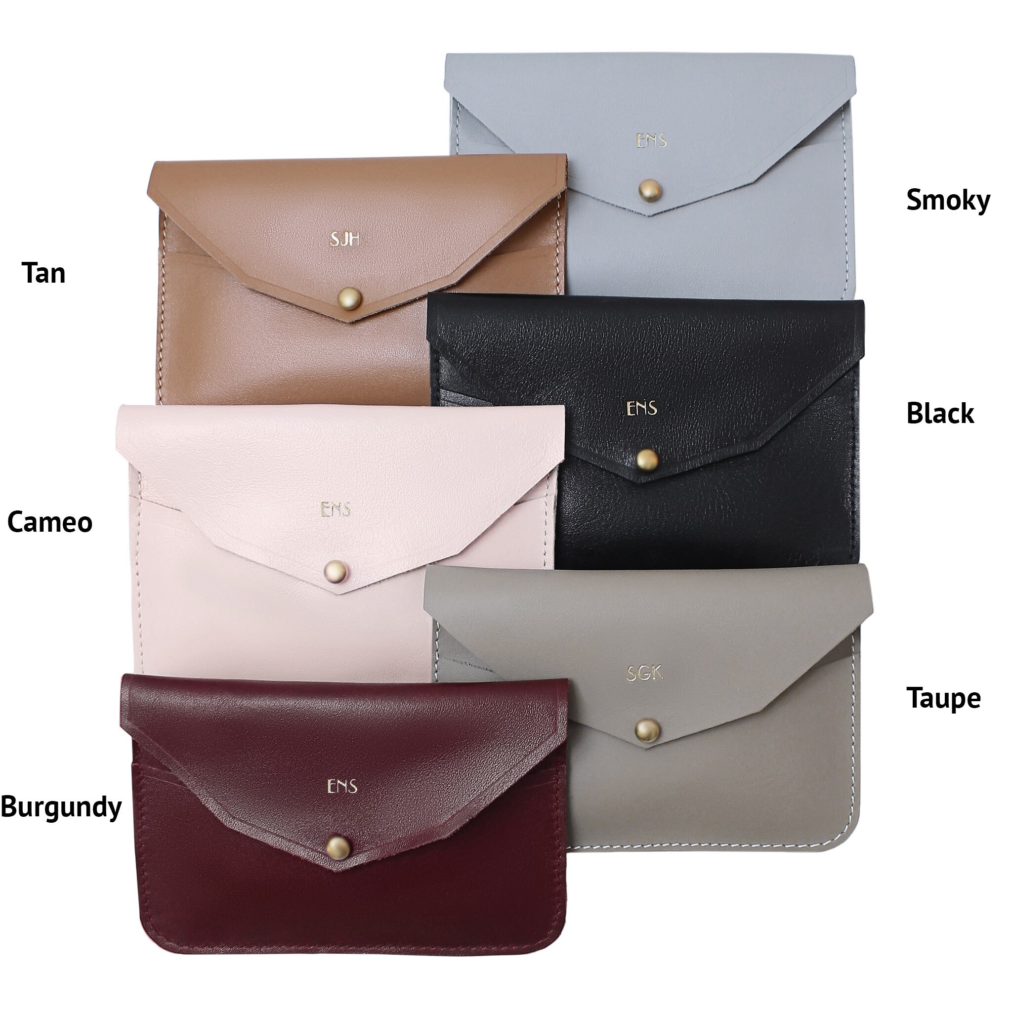 Personalized Leather Pouch Travel Wallet Pouch Woman and Etsy