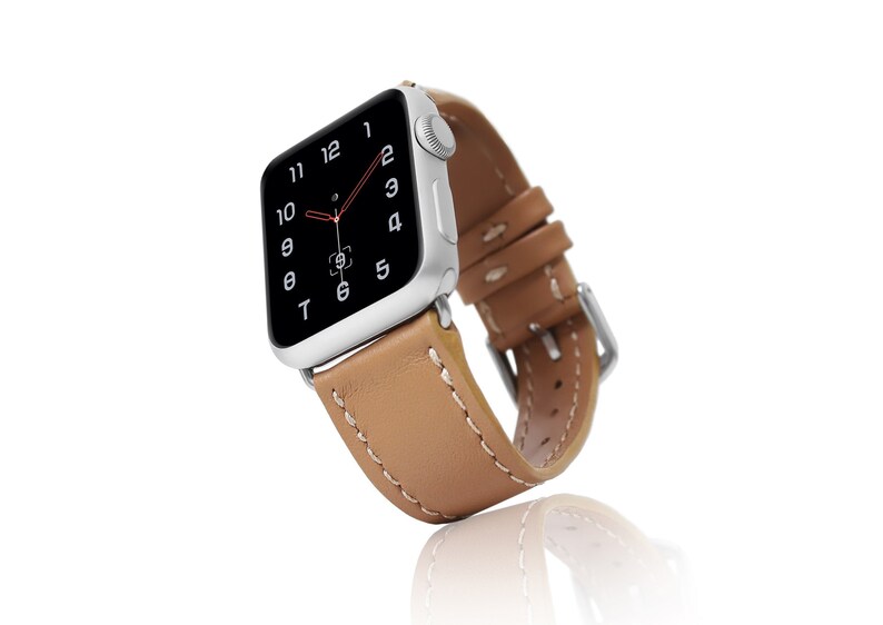 genuine leather apple watch band 42mm