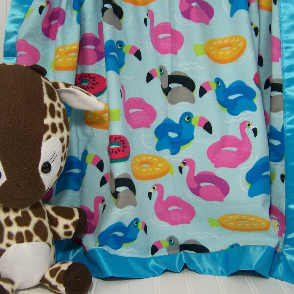 Satin Trim Blanket Etsy