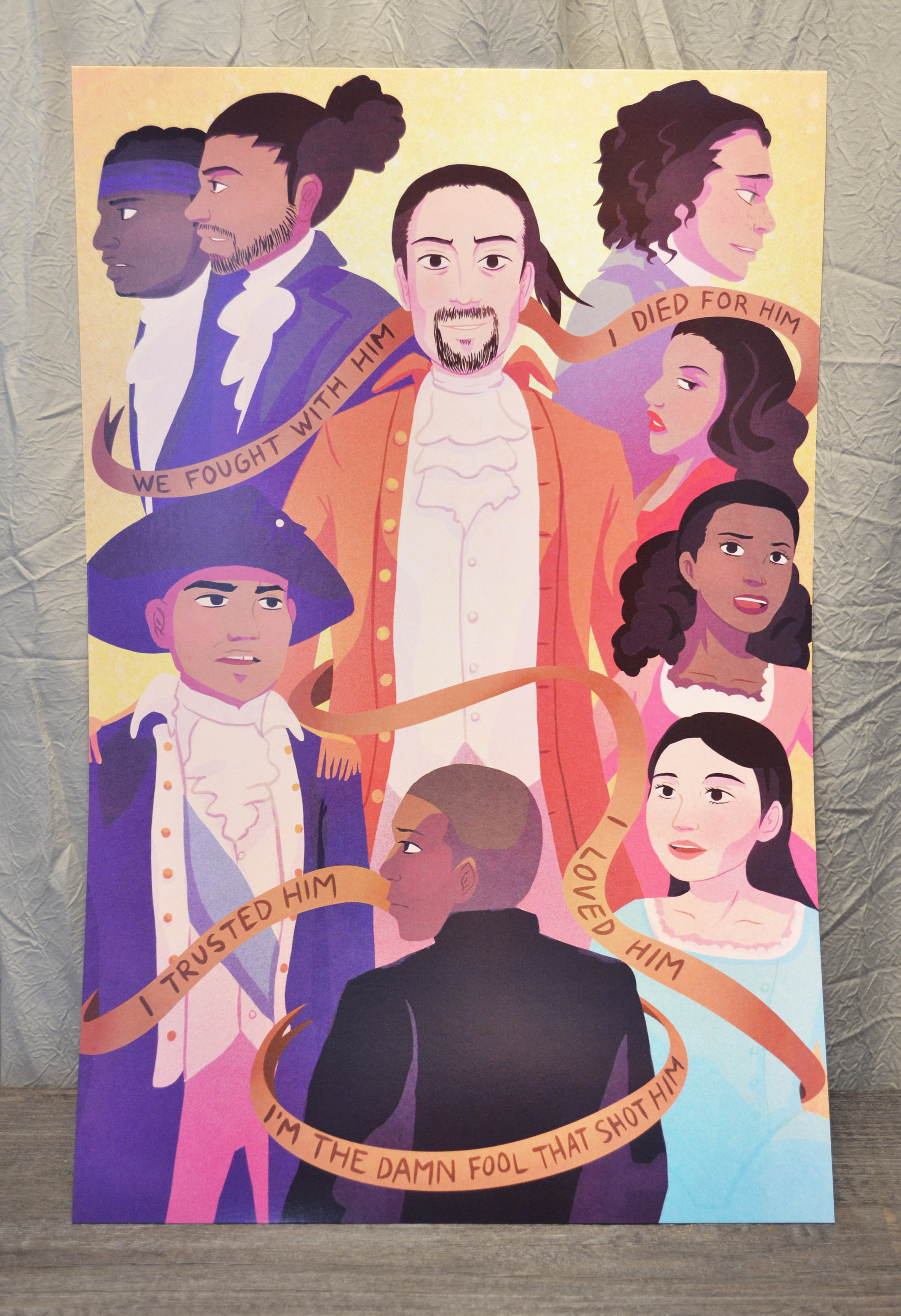 Hamilton Musical Poster/Art Print Fanart | Etsy