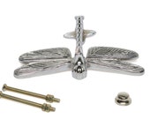 Polished Chrome Dragonfly Door Knocker