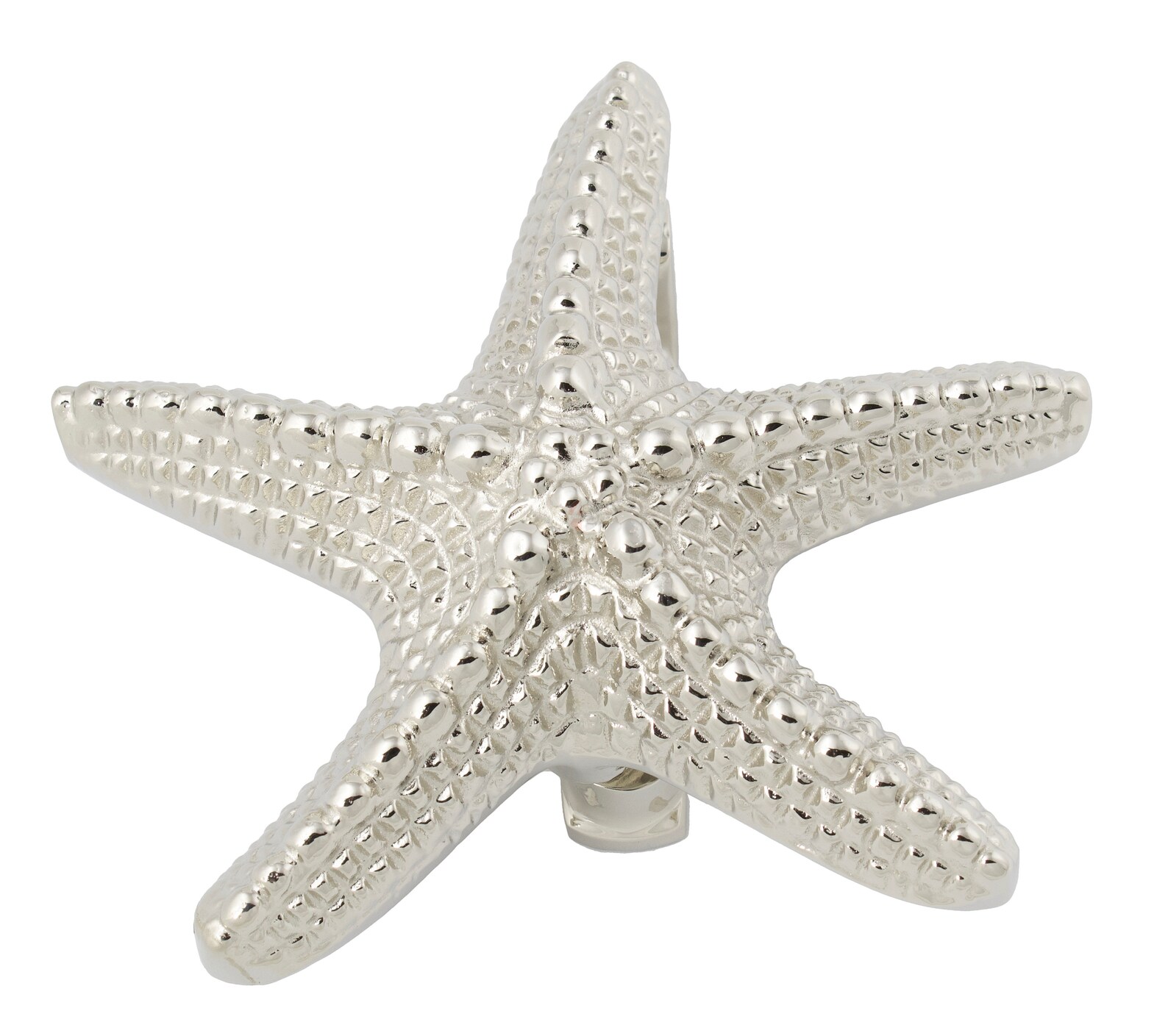 Polished Nickel Solid Brass Starfish Door Knocker Sea Nautical Etsy