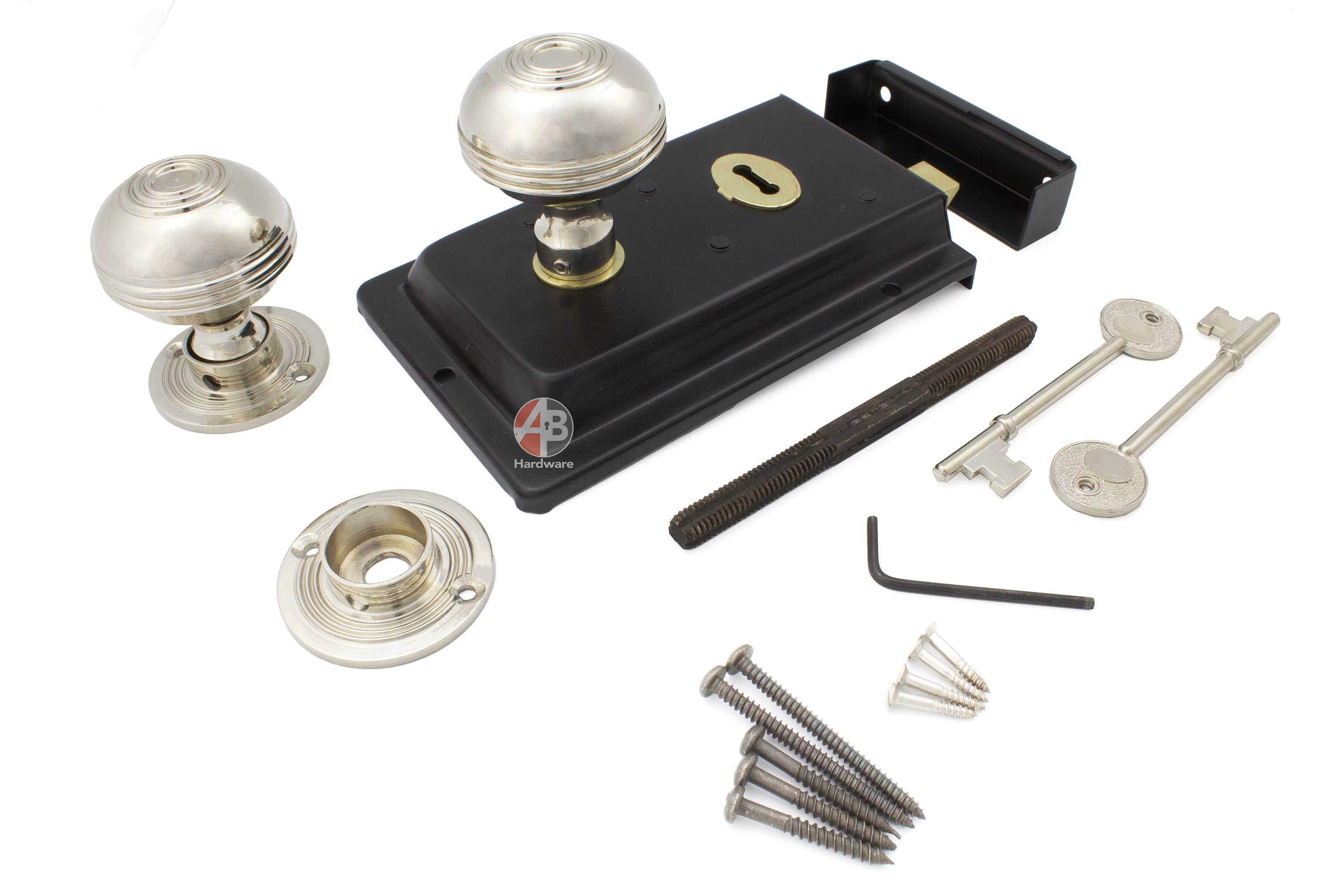 Juego de perillas de puerta con cerradura de llanta 50 mm de | Etsy