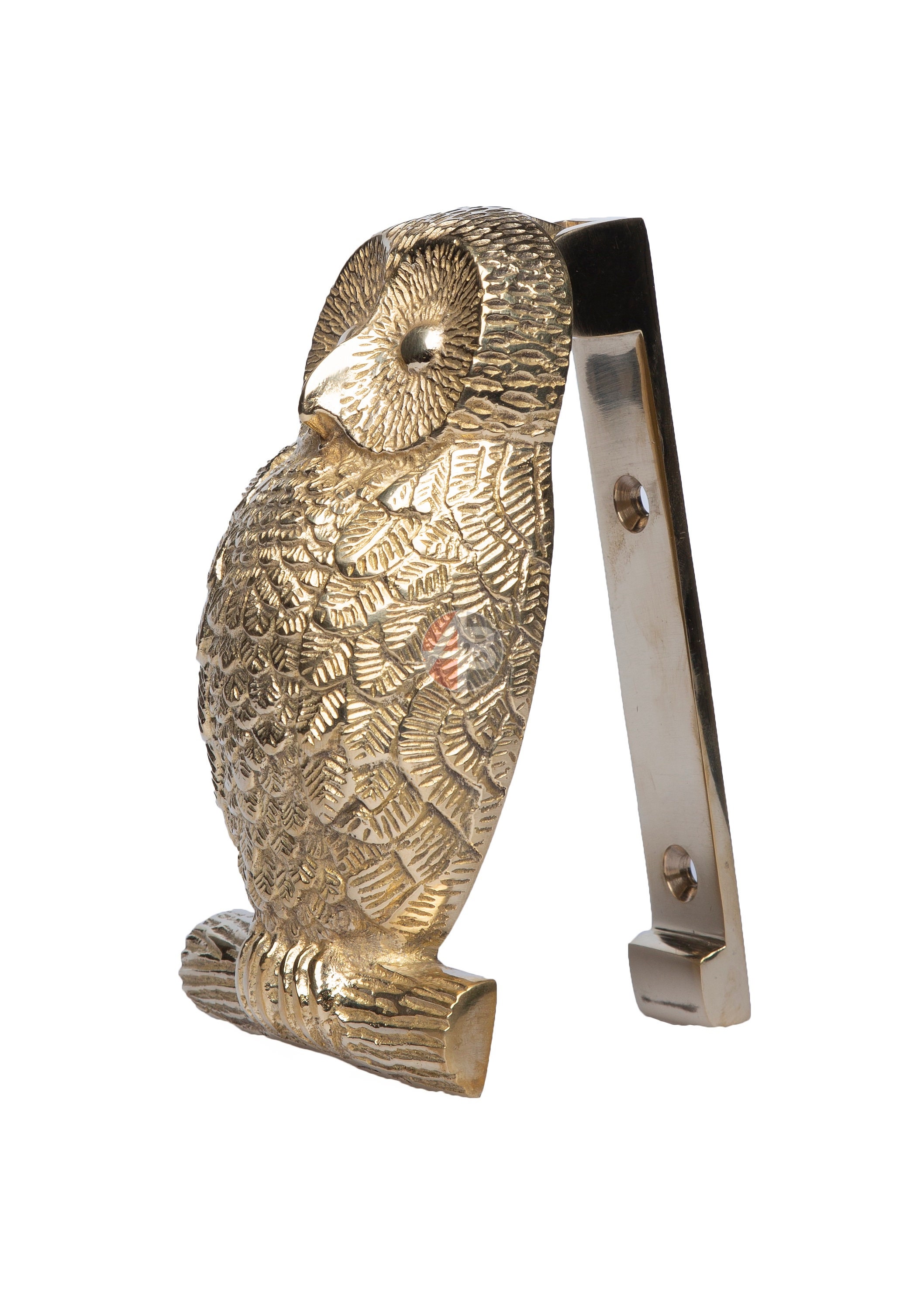 Solid Brass Owl Door Knockers 2 Finishes Polished Brass & Etsy