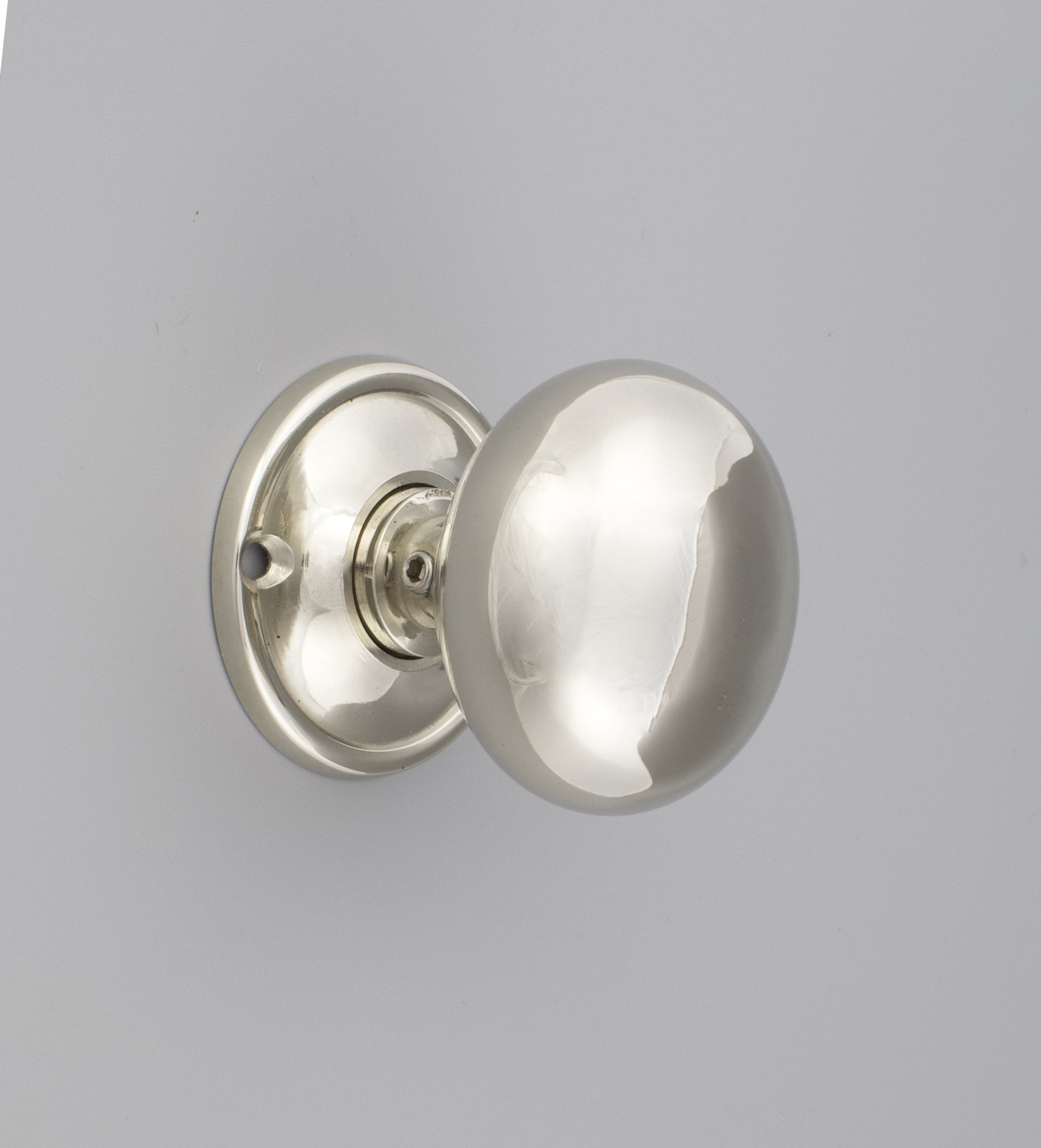 Rim Lock Door Knob Set Bathroom Snib 50mm Polished Nickel Etsy