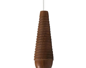 Brown Rosewood Wooden Beehive Reeded Light Pull, Wood Switch Bathroom Handle Quality Gift Home Decoration