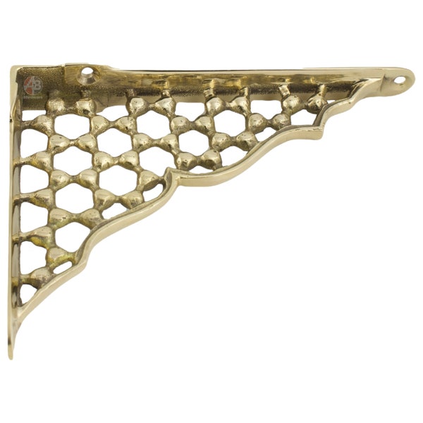 2"W X 7"D X 7"H Badfod Steel Backet, Antiqued Pale Gold