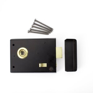 Old English Victorian Style Rim Bathroom Bedroom Lock Latch Old English Victorian Style Rim Bathroom Bedroom Lock Latch