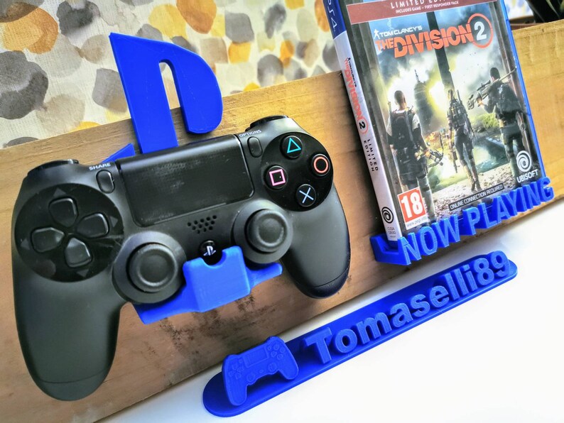 3D Printed PS4 Accessory Bundle PS4 Controller Holder Etsy