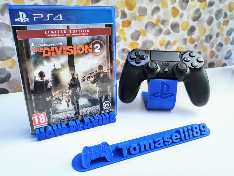 3D Printed PS4 Accessory Bundle PS4 Controller Holder - Etsy