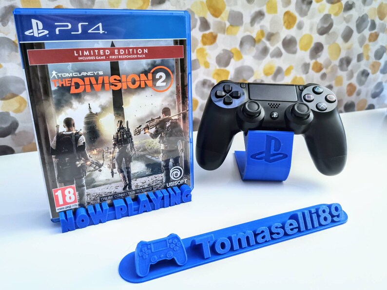 3D Printed PS4 Accessory Bundle PS4 Controller Holder Etsy