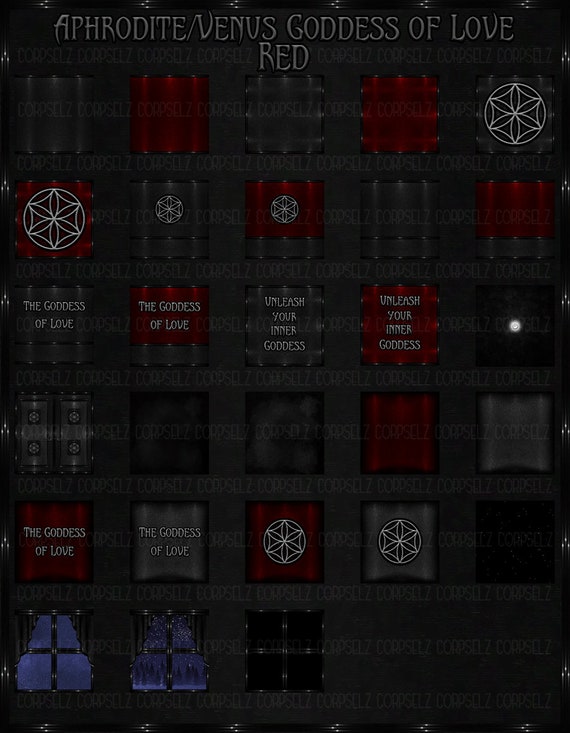 Aphrodite Venus Red Imvu Room Textures Etsy