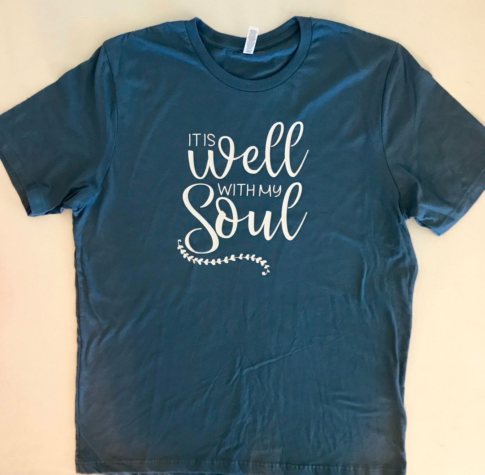 It is Well with My Soul Tee Christian Tshirt Inspiring Tee Etsy