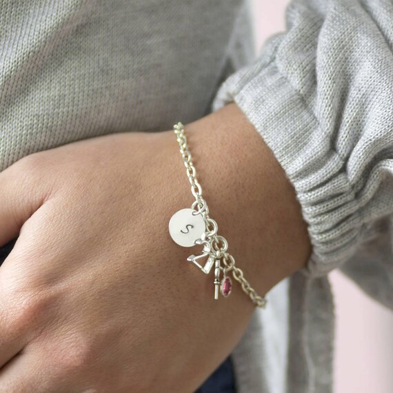 Personalised 21st Birthday Charm Bracelet Etsy Australia