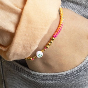 Pulsera de la amistad de neón personalizada
