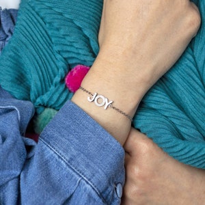Wear it with joy positivity bracelet image 2