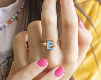 Enamel initial adjustable chain ring