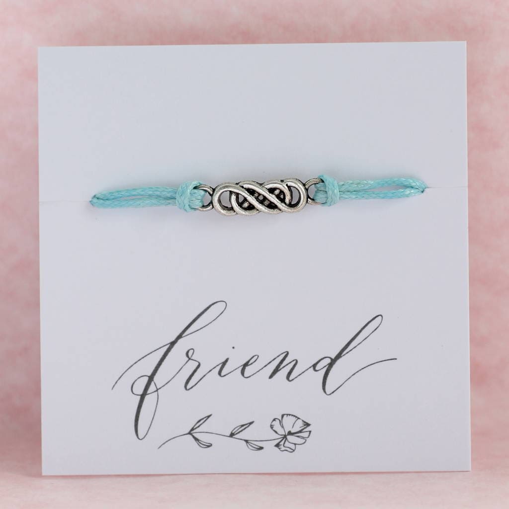 Bracelet amitié tressé symbole infini 1 pièce • Joli Bracelet