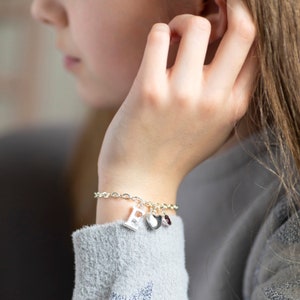 Kinder Geburtsstein Bettelarmband